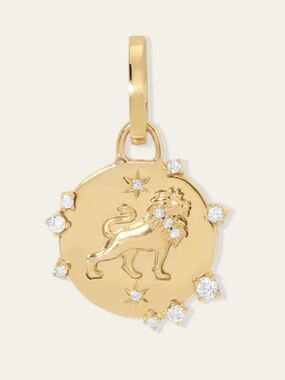 Adina Reyter Zodiac Diamond Leo Hinged Charm